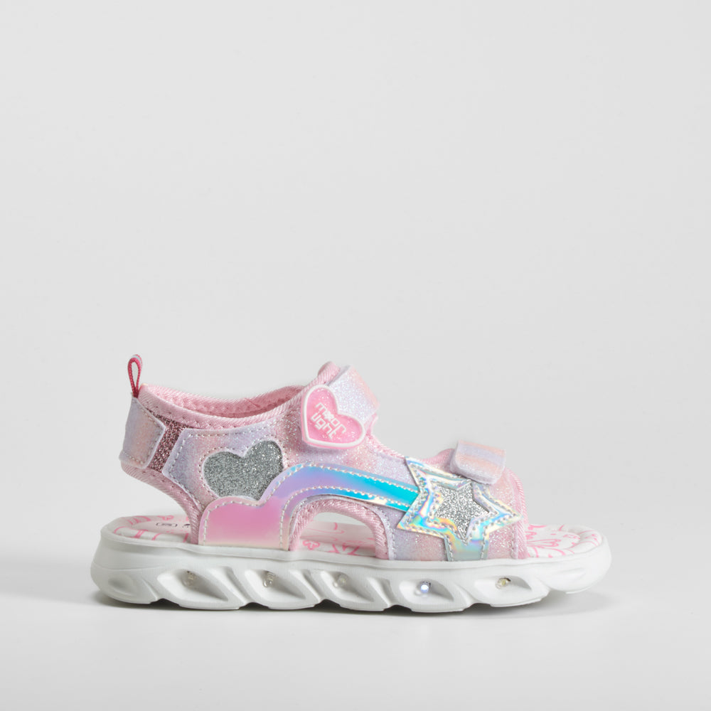 Sandalia deportiva luces multicolor BEPPI