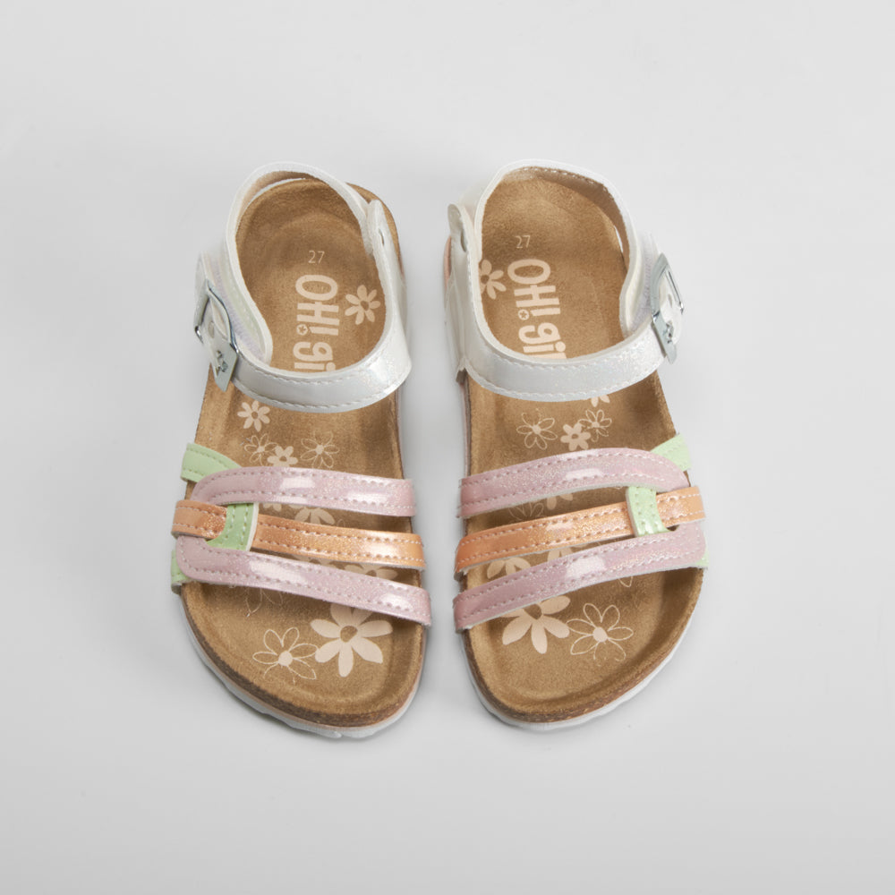 Sandalia bio de tiras multicolor OH GIRL
