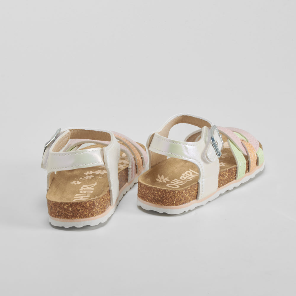 Sandalia bio de tiras multicolor OH GIRL
