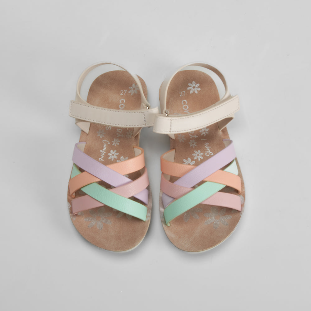 Sandalia confort tiras infantil multicolor COMFEET