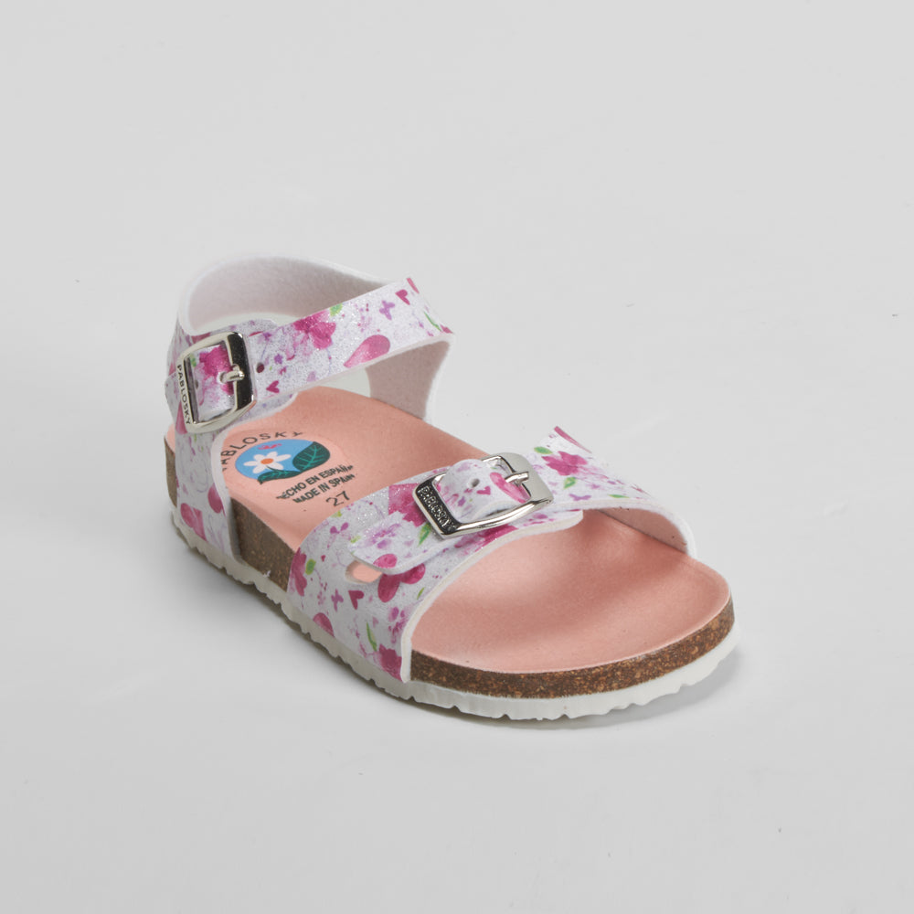 Sandalia bio corazones multicolor PABLOSKY