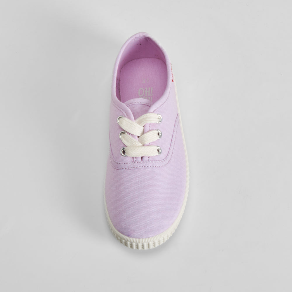 Zapatilla lona morada OH GIRL