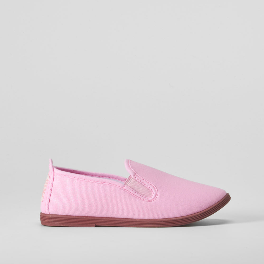 Zapatilla lona kung fu infantil rosa OH GIRL