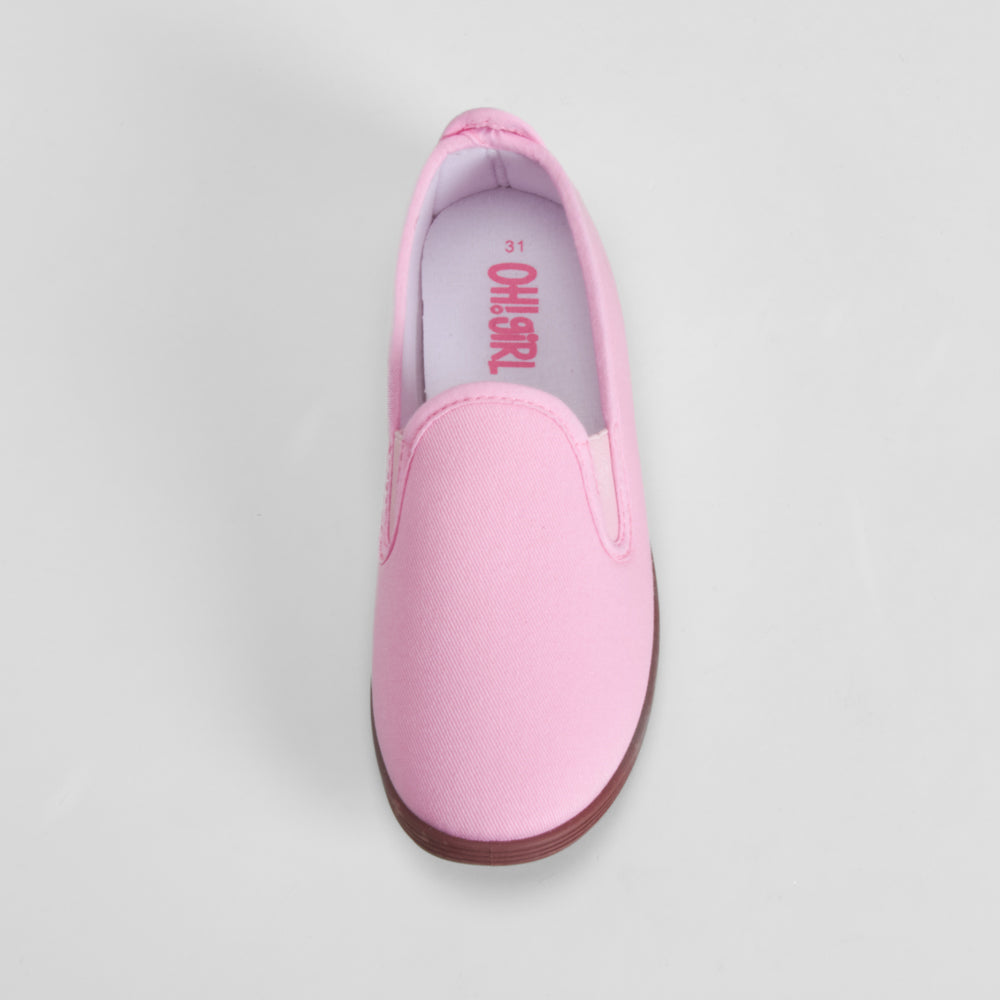 Zapatilla lona kung fu infantil rosa OH GIRL