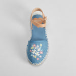 Alpargata de yute pulsera azul OH GIRL