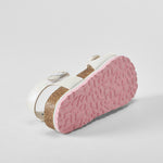 Sandalia bio con brillo blanca OH GIRL
