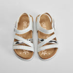 Sandalia bio con tiras blanca OH GIRL
