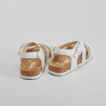 Sandalia bio con tiras blanca OH GIRL