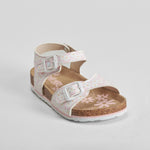 Sandalia bio flores rosa OH GIRL