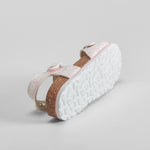 Sandalia bio flores rosa OH GIRL