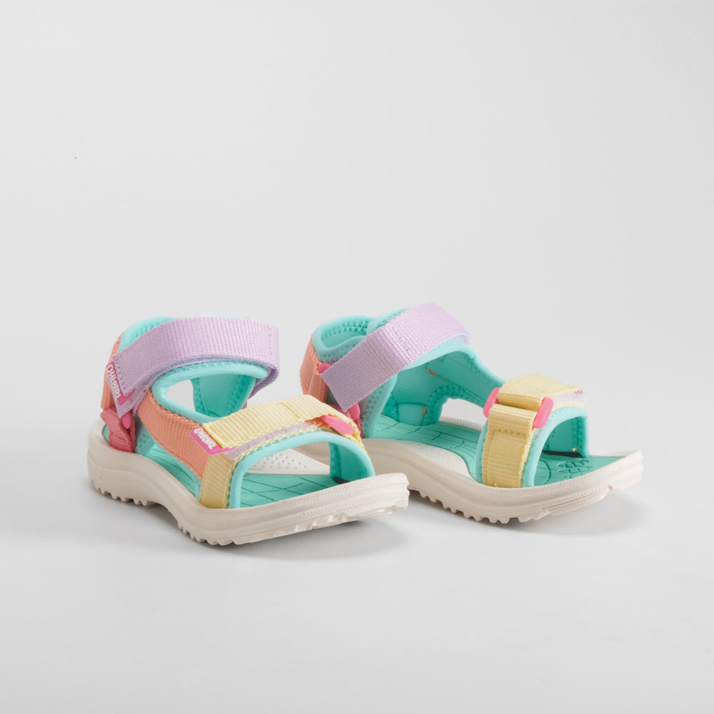 Sandalia deportiva verde multicolor OH GIRL