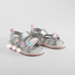 Sandalia deportiva de luces gris OH GIRL