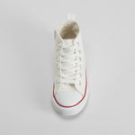 Zapatilla alta lona blanca OH GIRL