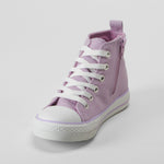 Zapatilla alta lona morada OH GIRL