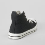 Zapatilla alta lona negra OH GIRL