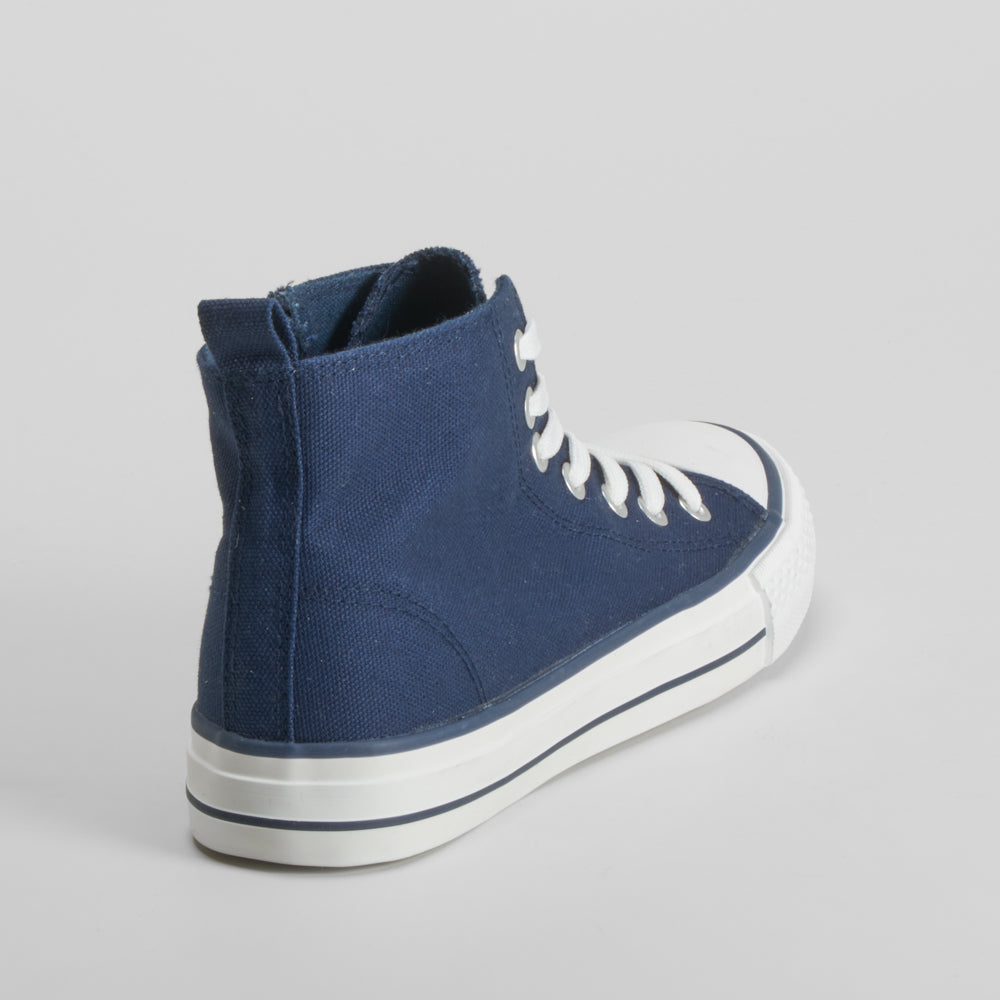 Botin lona azul marino OH GIRL