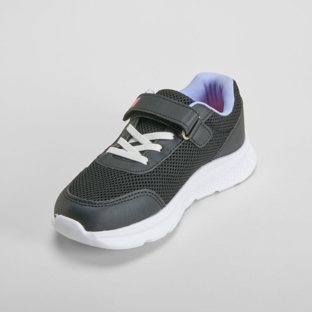 Deportiva walking negro y rosa UTWO