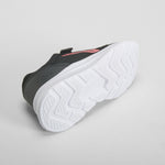 Deportiva walking negro y rosa UTWO