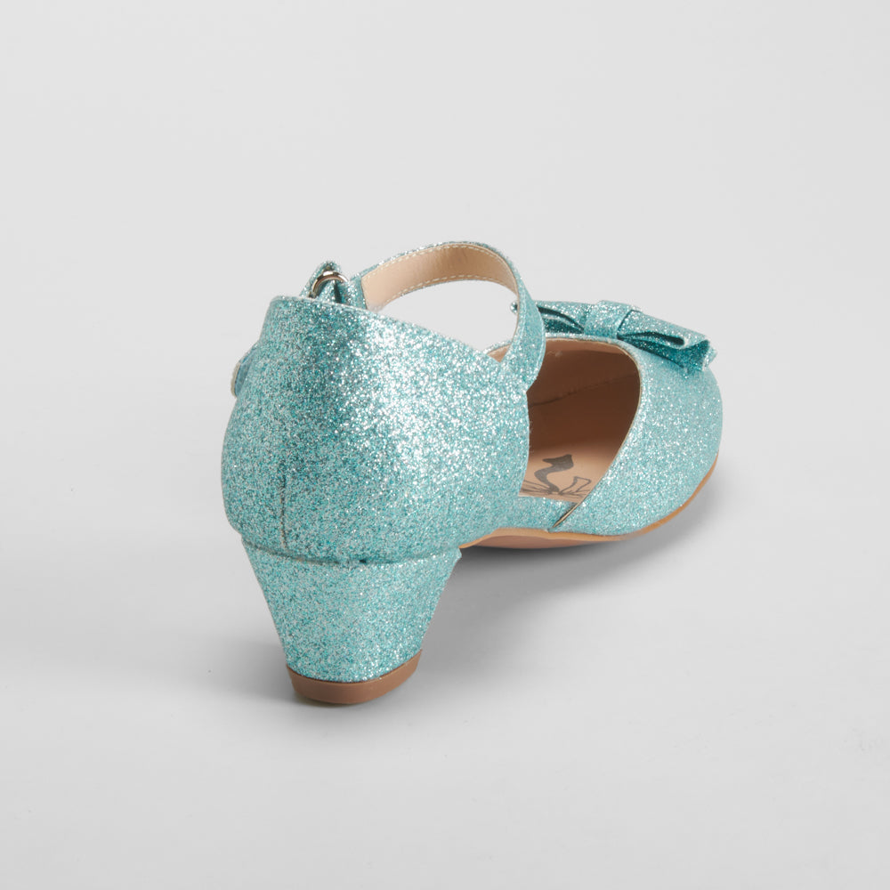 Zapato tacón abierto azúl OH GIRL