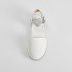 Alpargata de yute con bordados blanca OH GIRL
