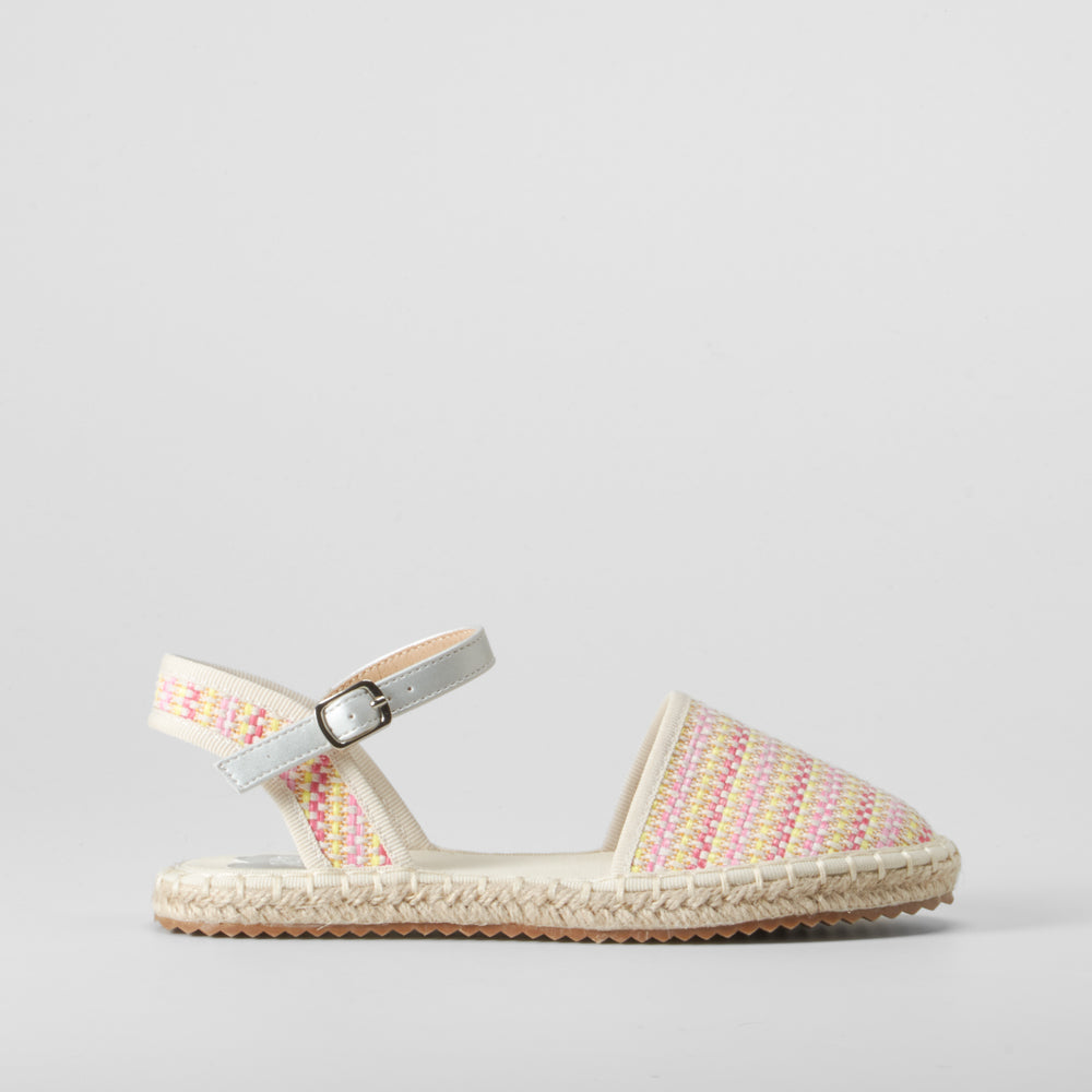 Alpargata yute infantil rafia multicolor OH GIRL