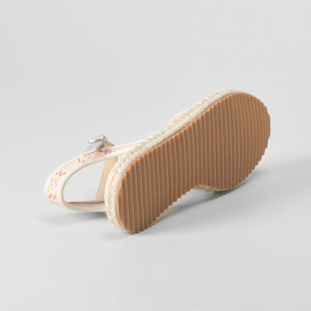 Alpargata yute infantil rafia multicolor OH GIRL