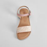 Sandalia de tiras piel rosa OH GIRL