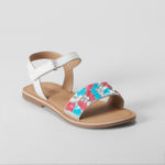 Sandalia de tiras de piel multicolor OH GIRL