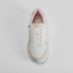 Deportiva confort blanca y multicolor COMFEET