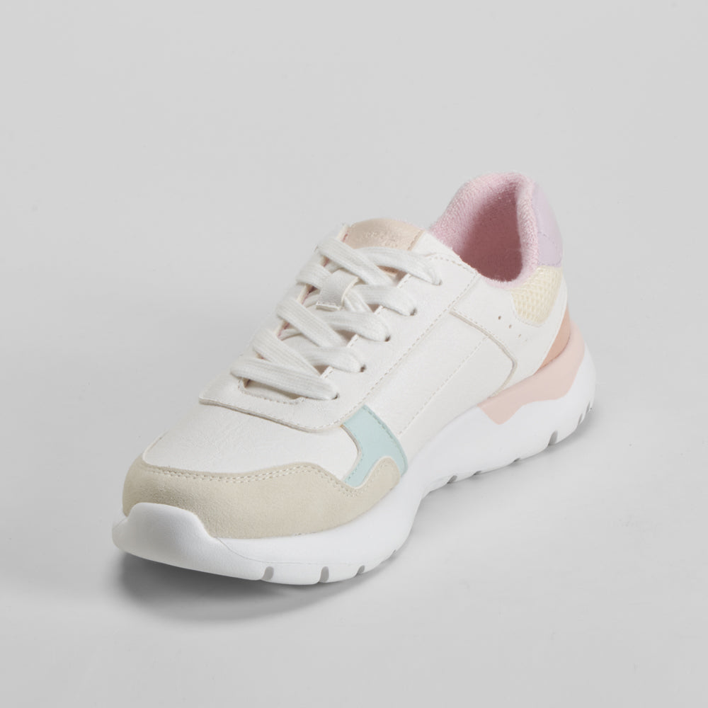 Deportiva confort blanca y multicolor COMFEET