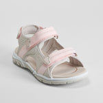 Sandalia deportiva gris y rosa COMFEET