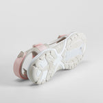 Sandalia deportiva gris y rosa COMFEET