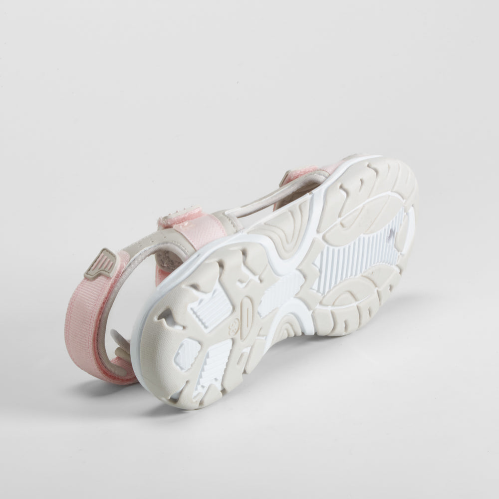 Sandalia deportiva gris y rosa COMFEET