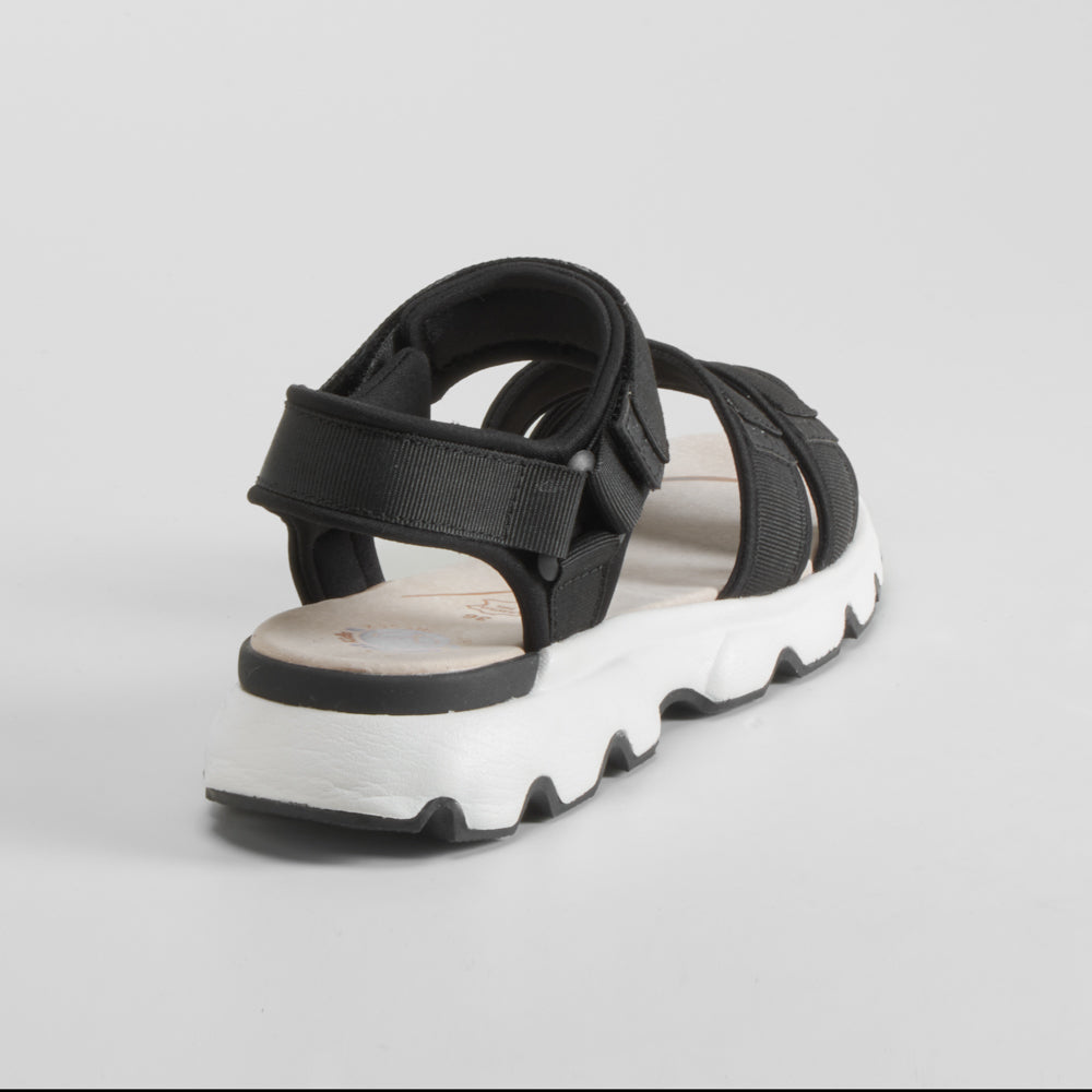 Sandalia deportiva negro COMFEET