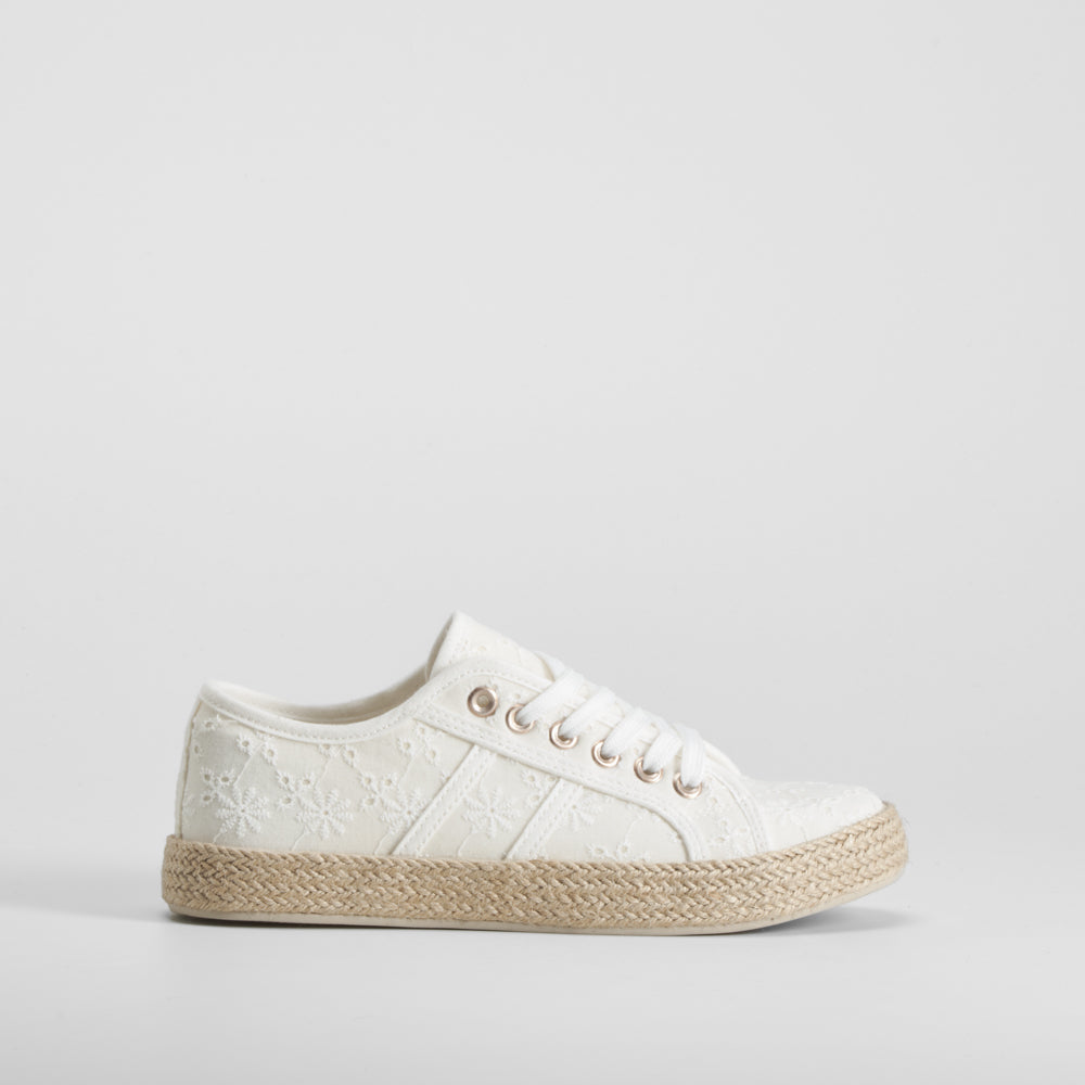 Zapatilla lona blanca OH GIRL