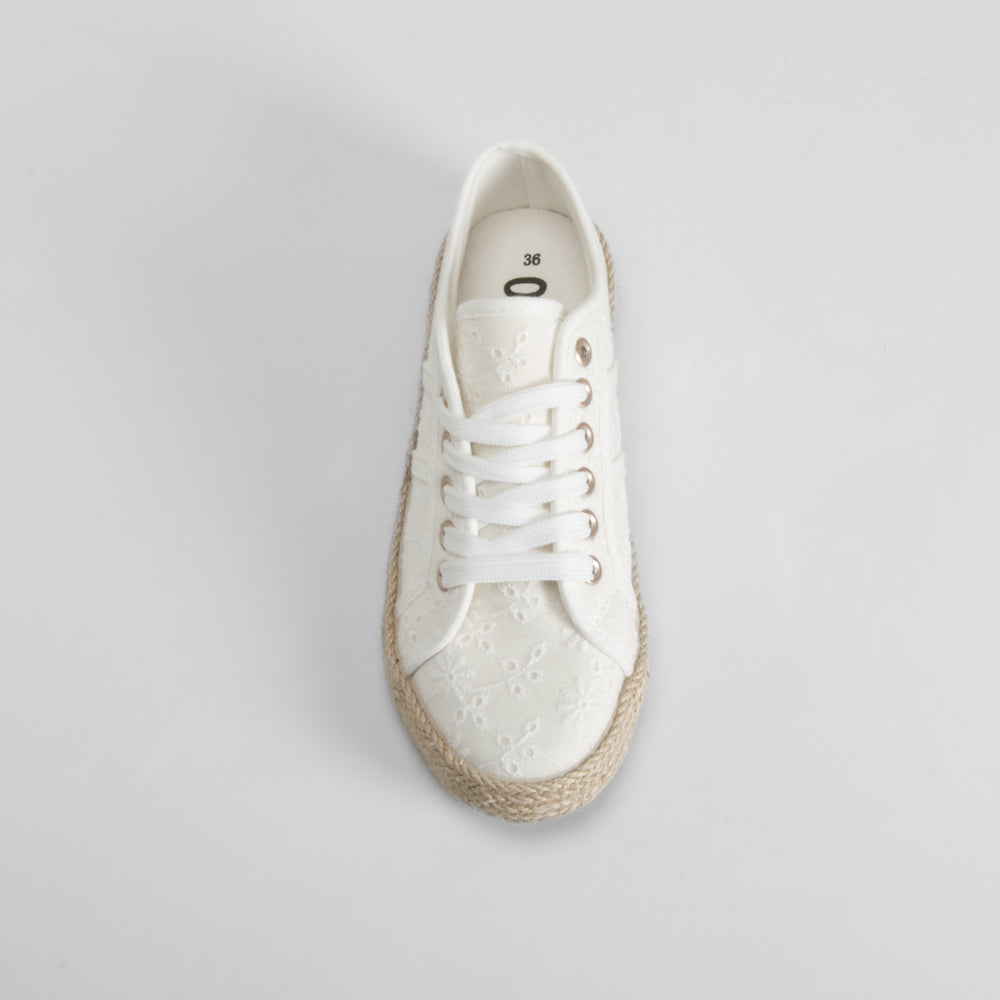 Zapatilla lona blanca OH GIRL