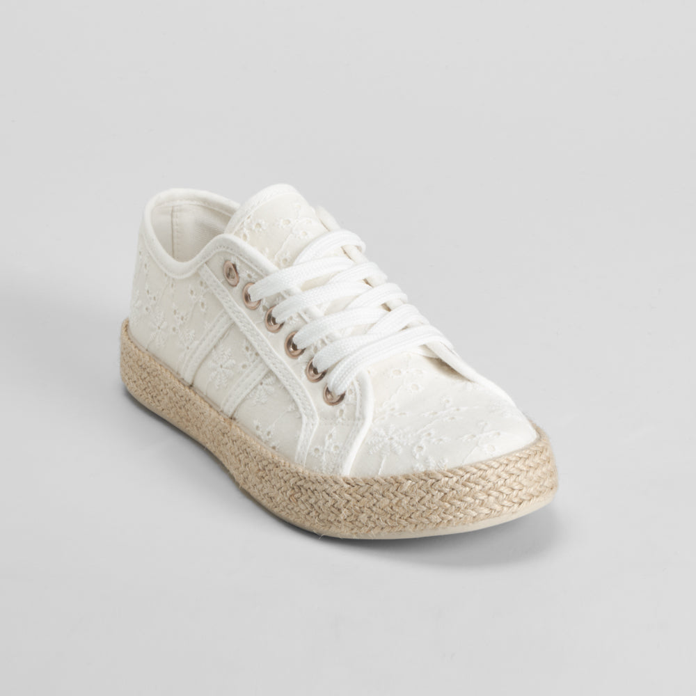 Zapatilla lona blanca OH GIRL