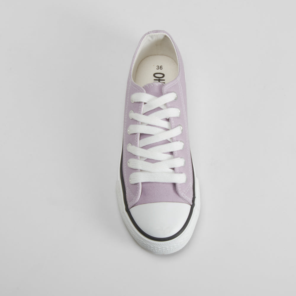Zapatilla lona lila OH GIRL