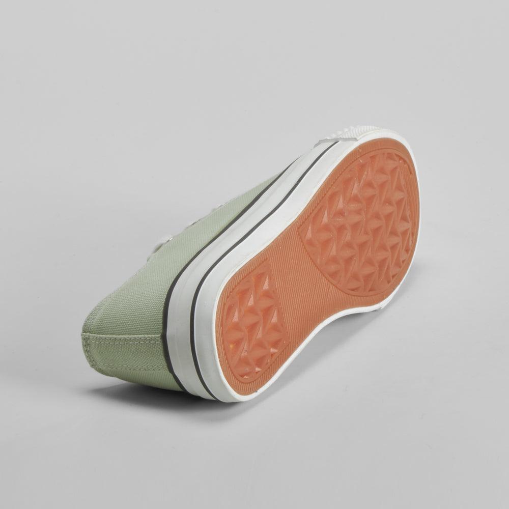 Zapatilla de lona con cordones verde menta OH GIRL