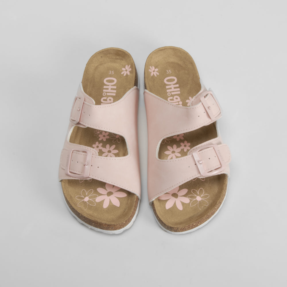 Sandalia bio de tiras color rosa OH GIRL