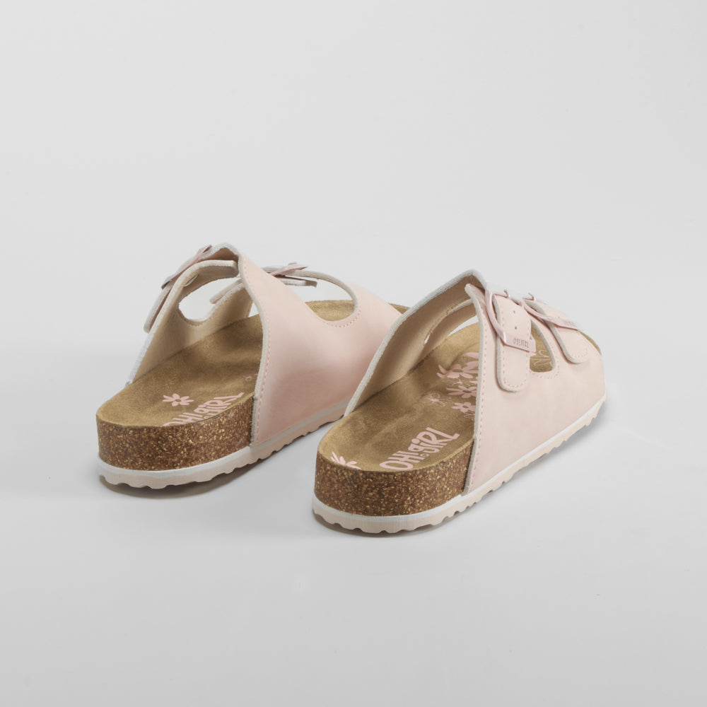 Sandalia bio de tiras color rosa OH GIRL