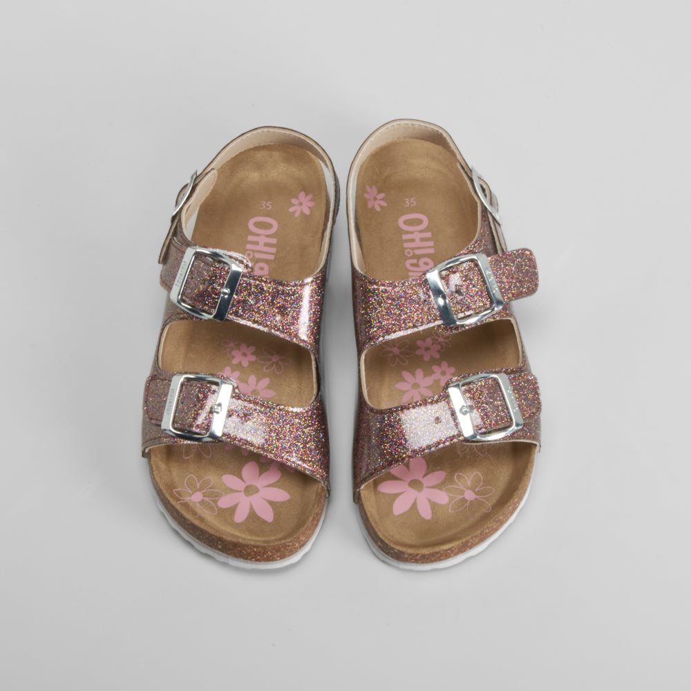 Sandalia bio con hebillas multicolor OH GIRL