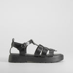 Sandalia plataforma negra OH GIRL