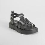 Sandalia plataforma negra OH GIRL