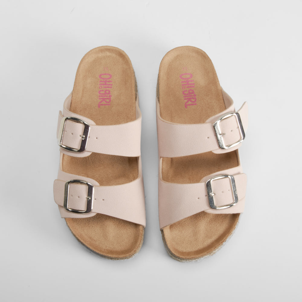 Sandalia bio plataforma rosa OH GIRL