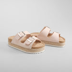 Sandalia bio plataforma rosa OH GIRL