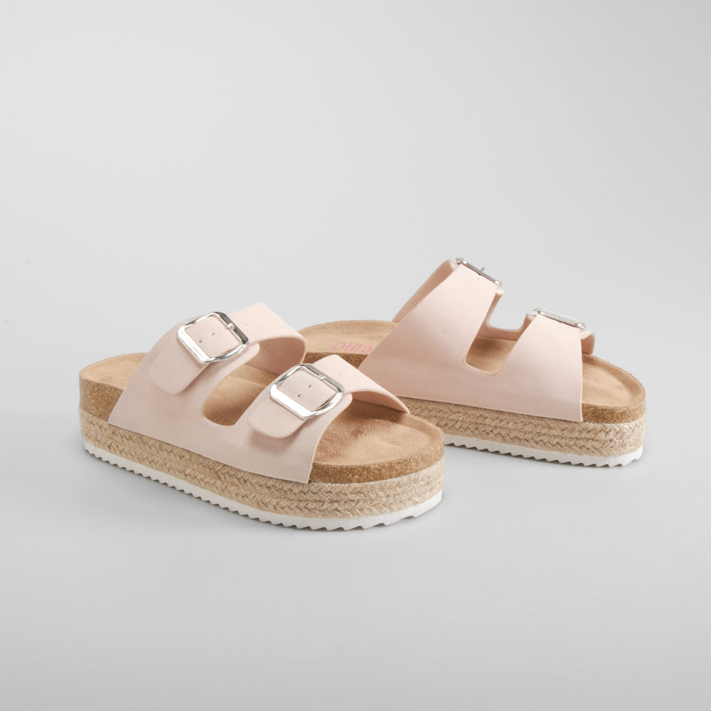 Sandalia bio plataforma rosa OH GIRL