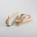 Sandalia bio plataforma rosa OH GIRL