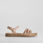 Sandalia plana con brillo rosa OH GIRL