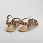 Sandalia plana leopardo OH GIRL